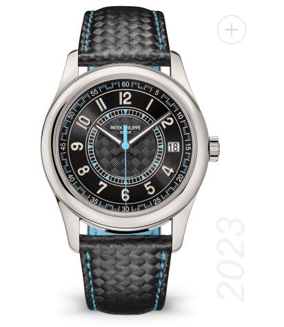 Review Best Patek Philippe Calatrava White Gold Black - Sky Blue Men 6007G-011 replica watch